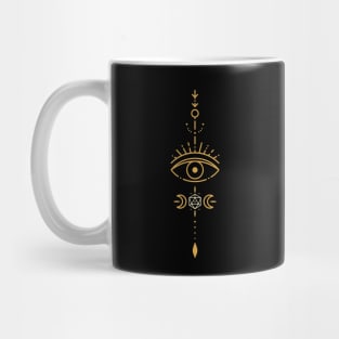 Sacred Geometry Eye Polyhedral D20 Dice Mug